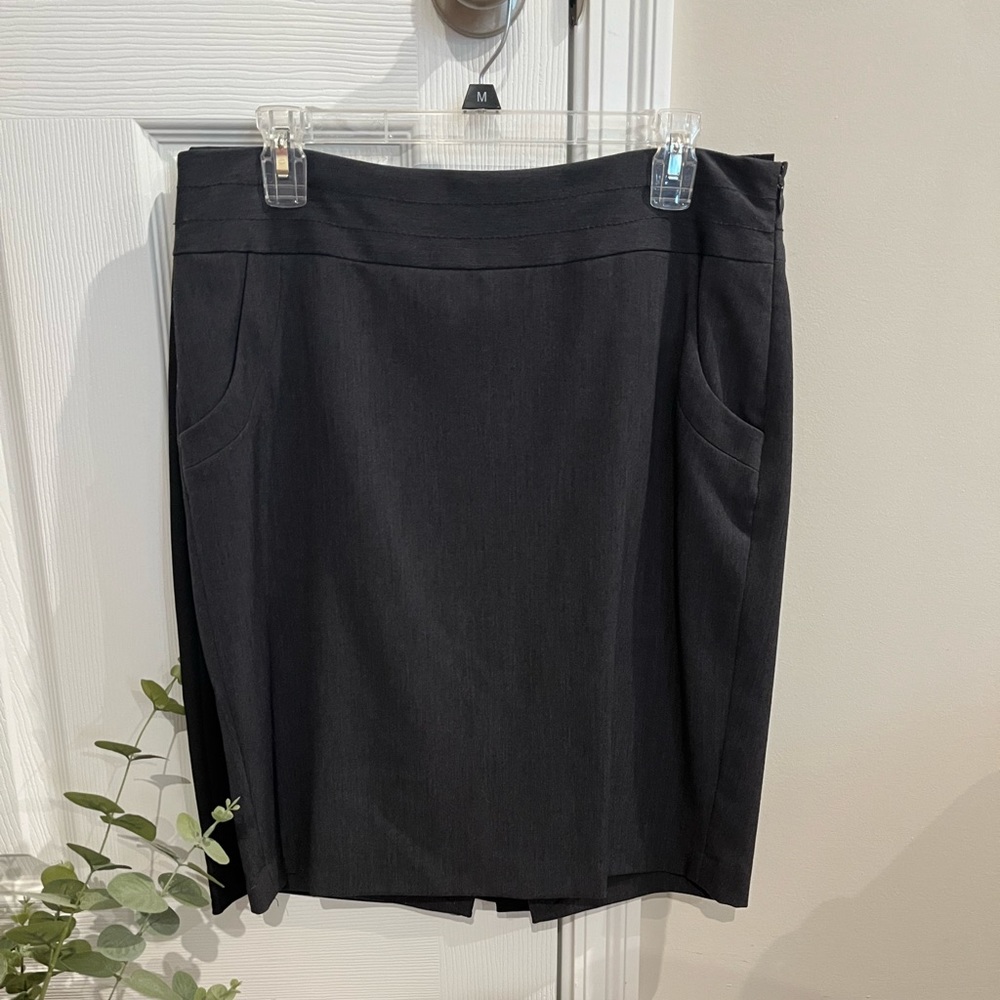 Black and Dark Grey Pencil Skirts